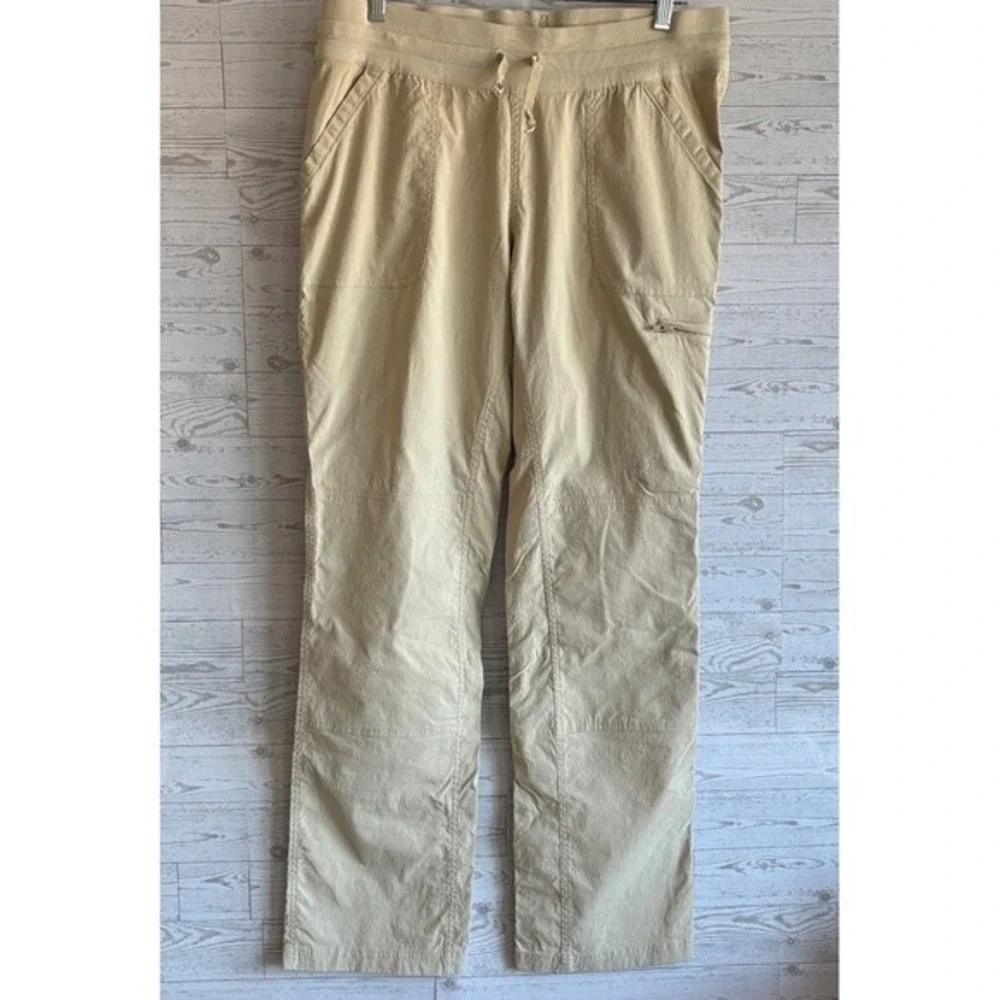 Duluth Trading Dry-on-the-Fly Cargo Pants Tan‎ hiking draw string 12 x 33 60755